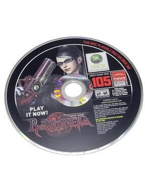 Xbox Magazine Demo Disc #105 BAYONETA Collectible Disc Xbox 360